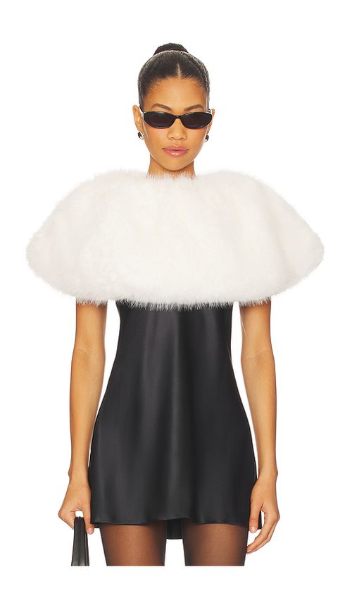 Adrienne Landau Luna Shawl in White. - XS/S also in
