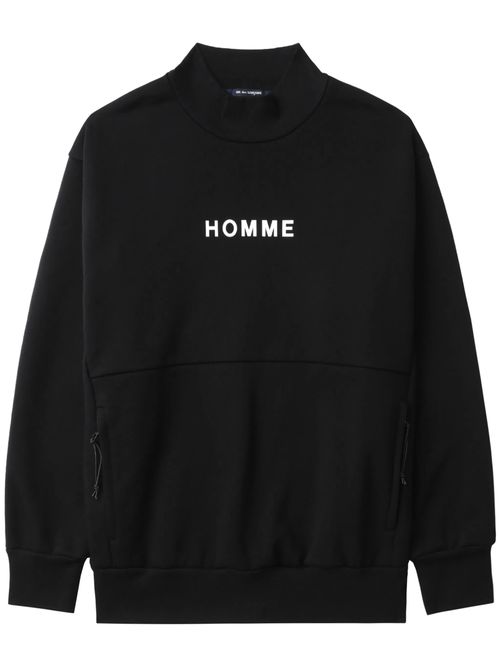 Comme Des Garçons Homme Plus Men's Cotton Jersey Panel Sweater T-Shirt