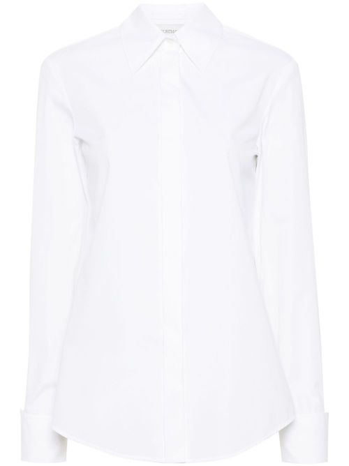 Oste cotton poplin shirt - White