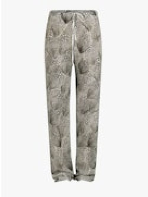 Multicolor Printed Silk Pants