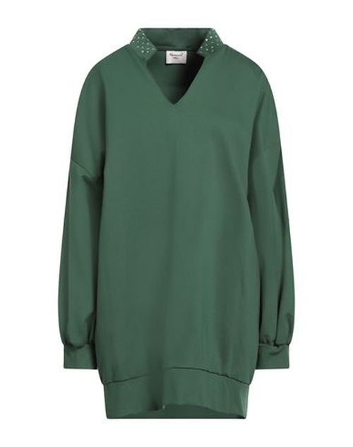 Woman Mini dress Green Size M Rayon, Nylon, Elastane