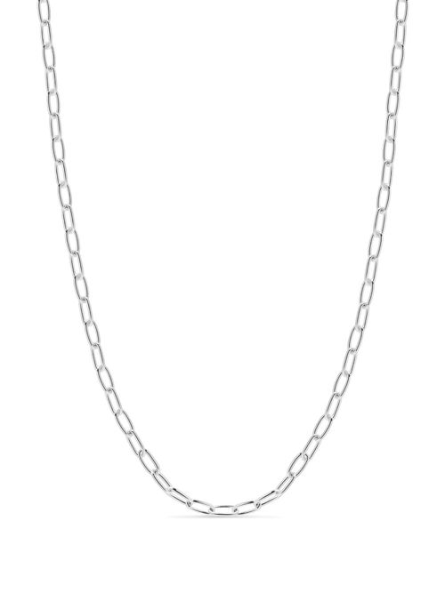 Sterling silver cable-link necklace