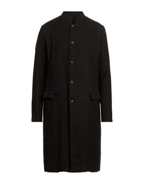 Man Coat Black Size 40 Virgin Wool, Cotton, Metal fiber
