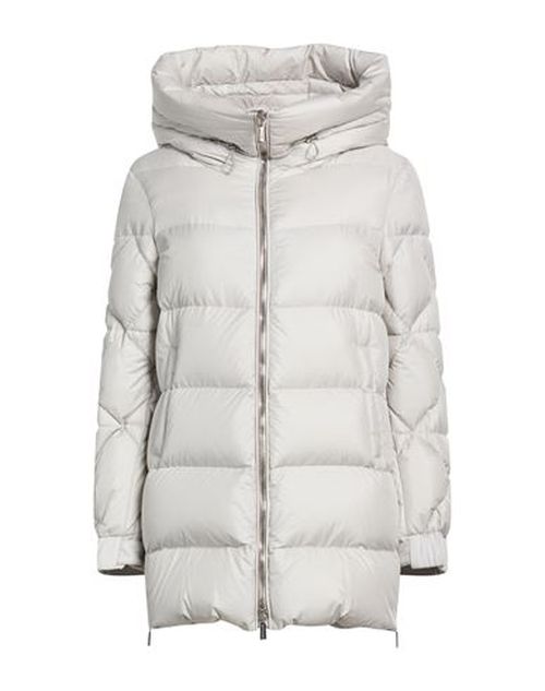 Woman Puffer Light grey Size 4 Polyester, Polyamide