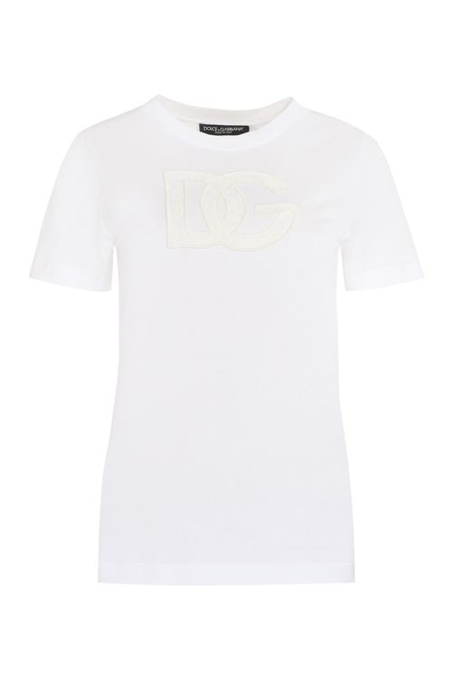 Jersey T-shirt with DG Logo Patch