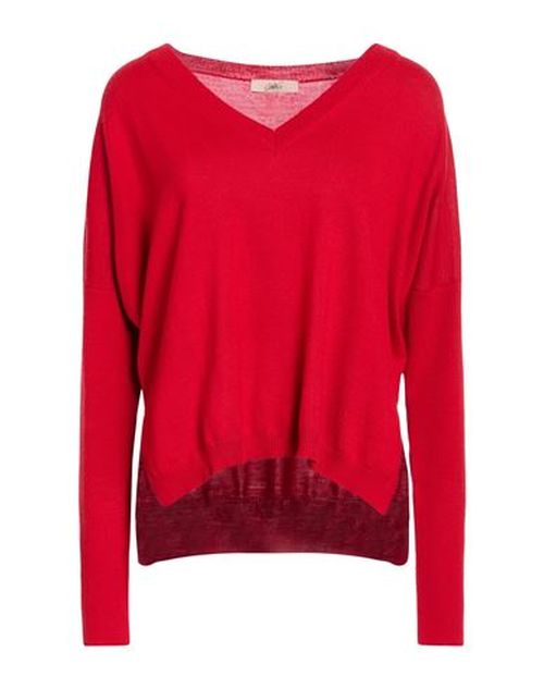 Woman Sweater Red Size 6 Wool, Acrylic