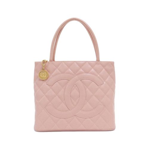 Chanel Pink Grained Calfskin Handbag Pre-Owned