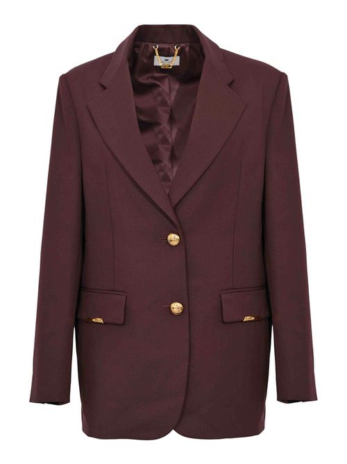 Cool Wool Jacket With Jewel Plaques