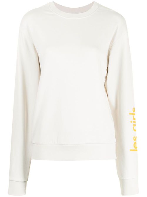 Fitted crew neck sweater - Neutrals