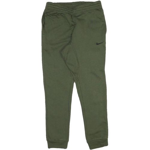 NIKE Mens Joggers Green M W28 L27 Slim Tapered Fit Cotton Blend Casua