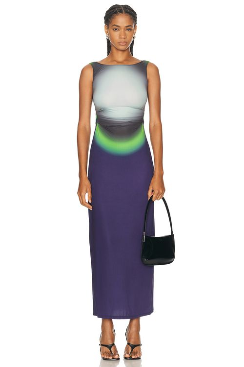 Maisie Wilen Software Long Dress in Glow - Black.  XS also in