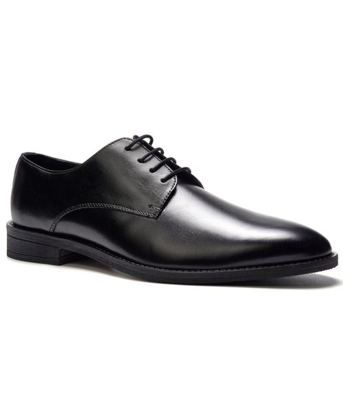 Men's Rowan Round-Toe Derby Shoes - Black