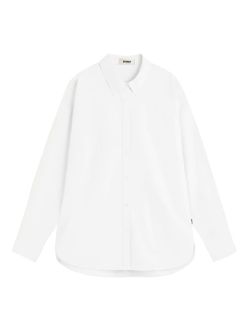 Ecoalf logo-print shirt - White