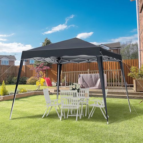 Outsunny Garden Pop up Gazebo Tent Party Water-resistant 2.5 x 2.5M