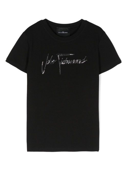 Logo-print T-shirt - Black