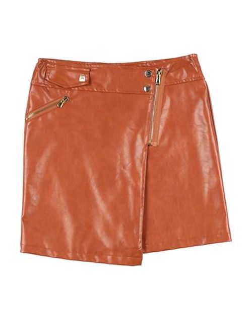 Kid Girl Kids' skirt Tan Size 10 Polyurethane