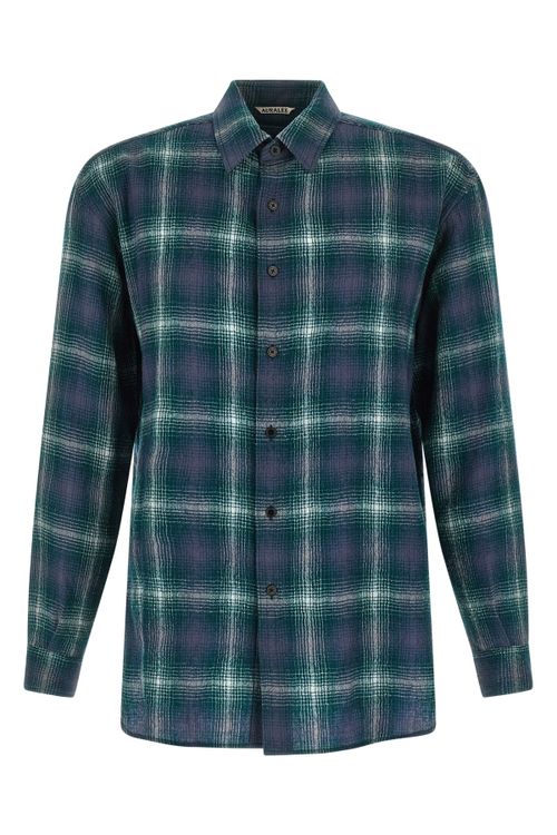 'Airy Wool Check' Shirt