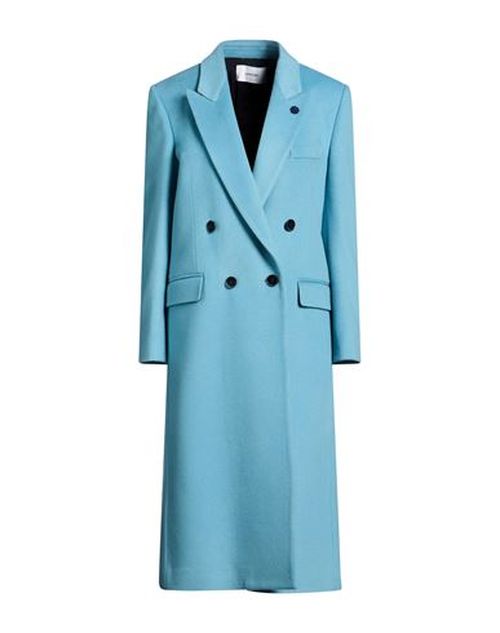 Woman Coat Azure Size 2 Wool, Cashmere