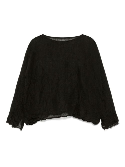 Daniela Gregis linen blouse - Black
