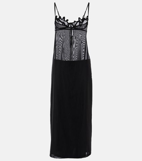 Wire Brasier slip dress