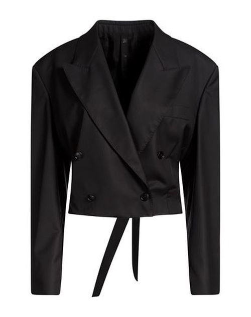 Woman Blazer Black Size 6 Virgin Wool