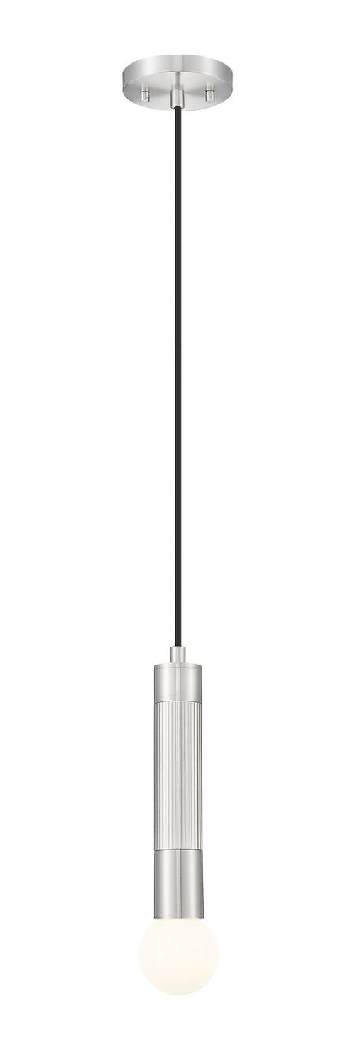 Brushed Nickel Pendant from the Stari Collection