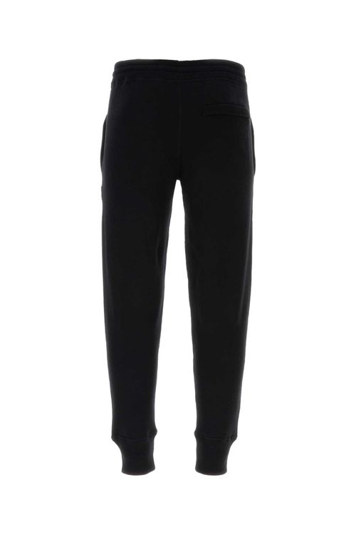 Black Wool Blend Joggers