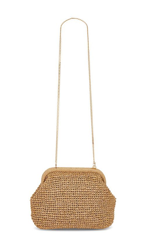 Nikki Beach Karla Clutch in Tan