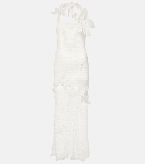 Crochet cotton maxi dress
