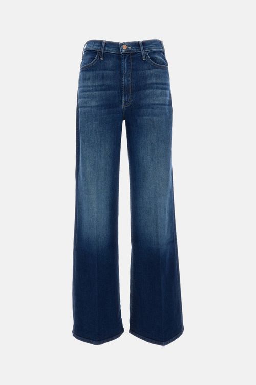 Blue Wide-leg Jeans