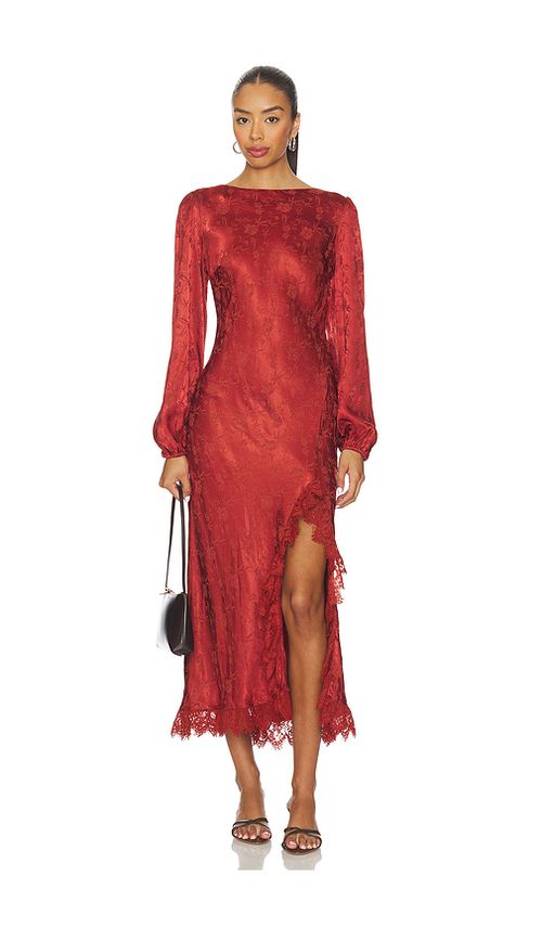 ASTR the Label Ilaria Dress in Rust. XL. Also in XS, S