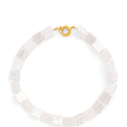 Statement Square Pearl Necklace