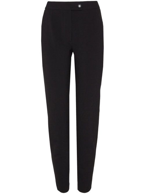 Slim-fit tailored trousers - Black