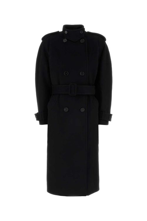 Virgin Wool Coat — Black