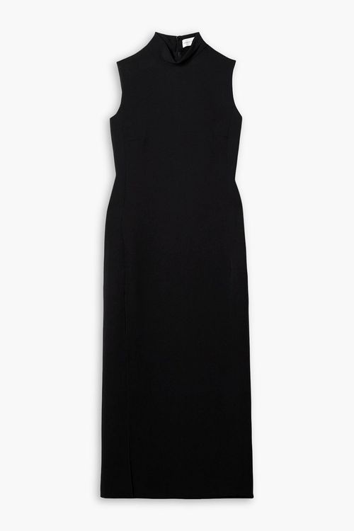 Leah crepe midi dress - Black - IT 42