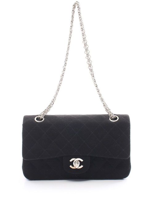 1996-1997 matelasse chain shoulder bag - Black