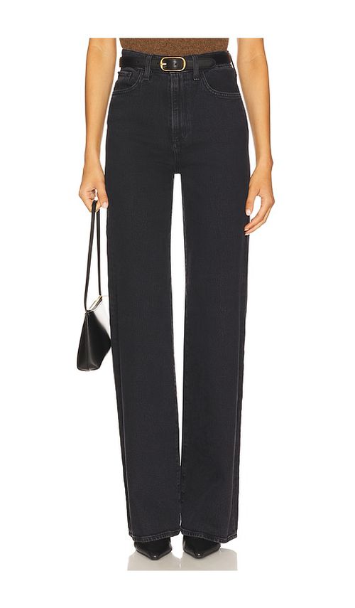 Joe's Jeans Mia High Rise Wide Leg in Black. -  34 also in 31