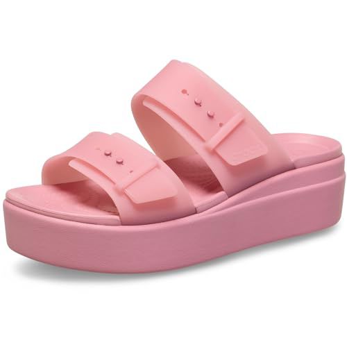 Crocs Women's Brooklyn Buckle Low Wedge Sandals