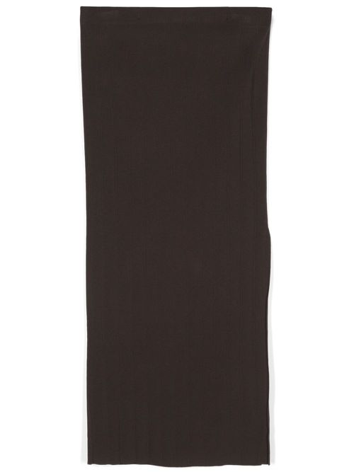 Midi pencil skirt - Brown