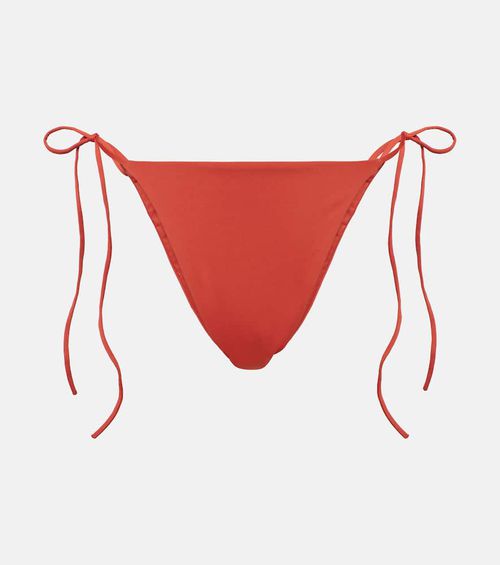 Floral-appliqué bikini bottom