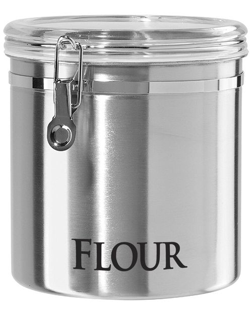 Stainless Steel Jumbo Flour Clamp Canister