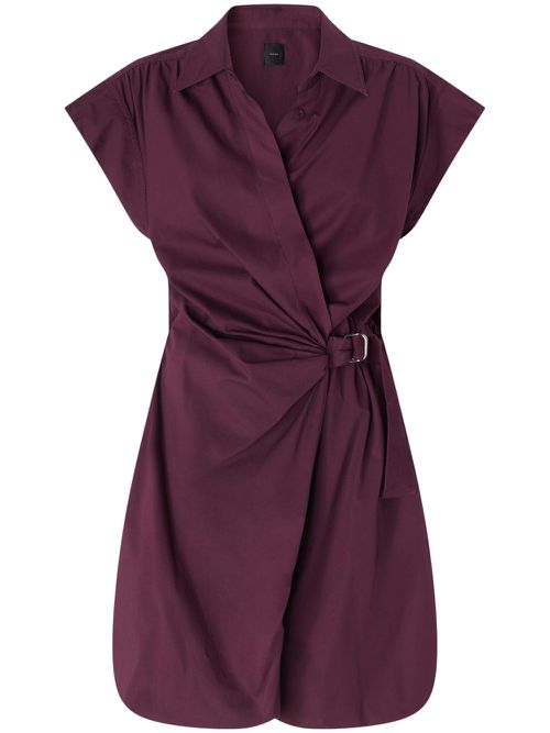 PINKO ruched mini dress - Red
