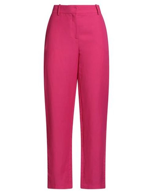 Woman Pants Fuchsia Size 6 Viscose, Linen