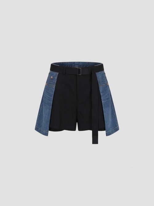 Wool Mini Shorts