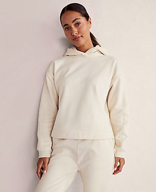 Ann Taylor Haven Well Within Cozy Fleece Hoodie
