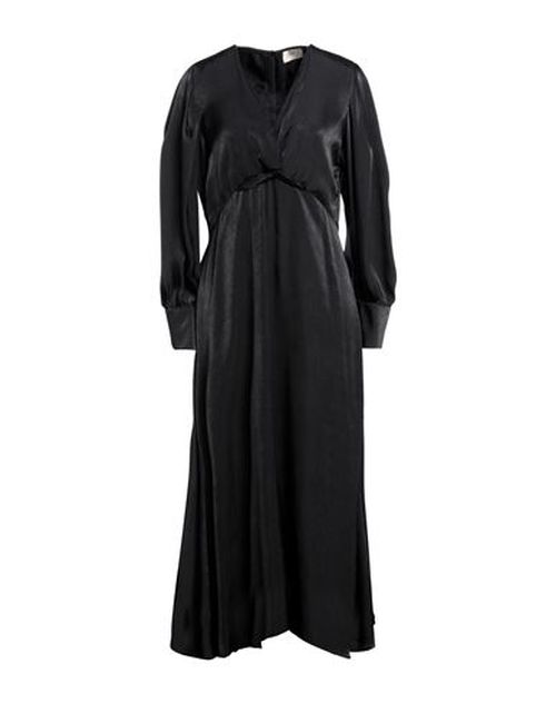 Woman Midi dress Black Size XL Polyester