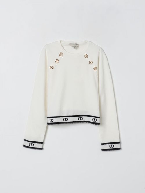 Sweater Kids color White