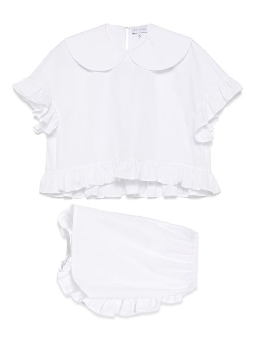 Ioana Ciolacu Dhalia shorts set - White