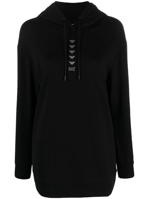 Logo Series drawstring hoodie - Black