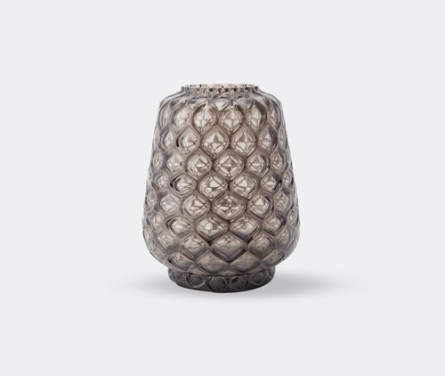 'kuro Prism' Vase, Large, Smoky Gray
